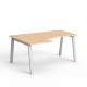 WUTEH wyprofilowane biurko  Avo AV-14 (120x160 cm) prawe