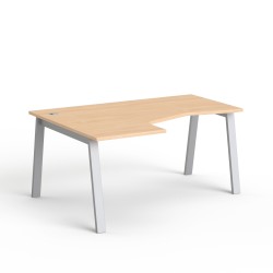 WUTEH wyprofilowane biurko Avo AV-13 (120x160 cm) lewe
