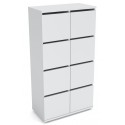WUTEH locker LC-8Z 4 OH podwójny z wrzutnią