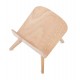 Grospol krzesło MALMO WOOD 4HW Square / Round