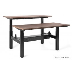 UNIQUE MEBLE biurko elektryczne Fighter Single Desk biały stelaż (140x70 cm)